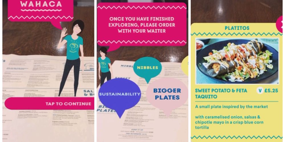 Wahaca – Augmented Reality Menu