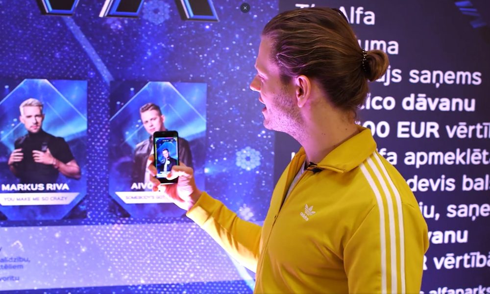 Interactive AR Voting Stand