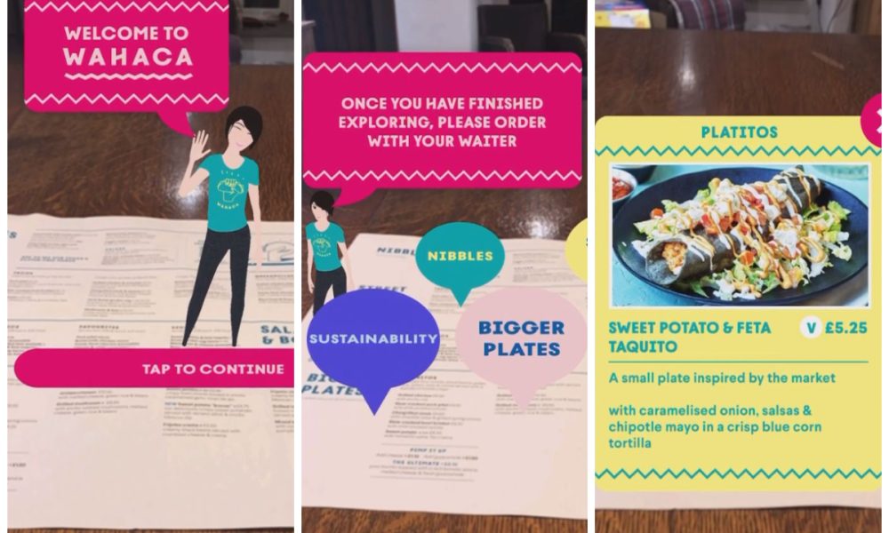 Wahaca – Augmented Reality Menu