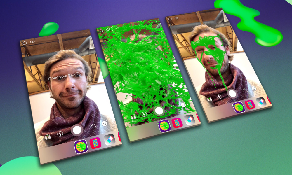 Nickelodeon Slime Instagram Effect
