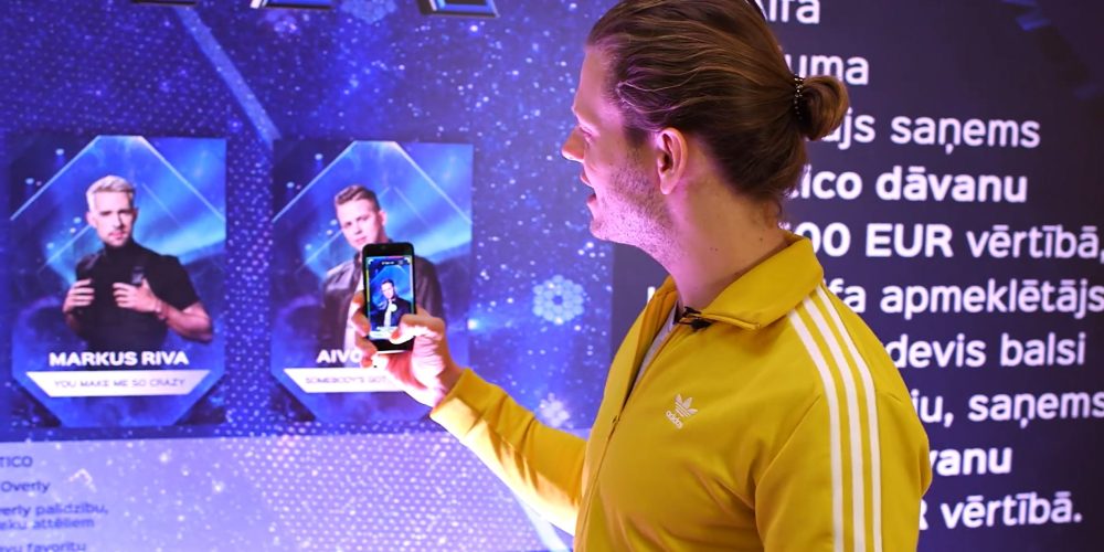 Interactive AR Voting Stand