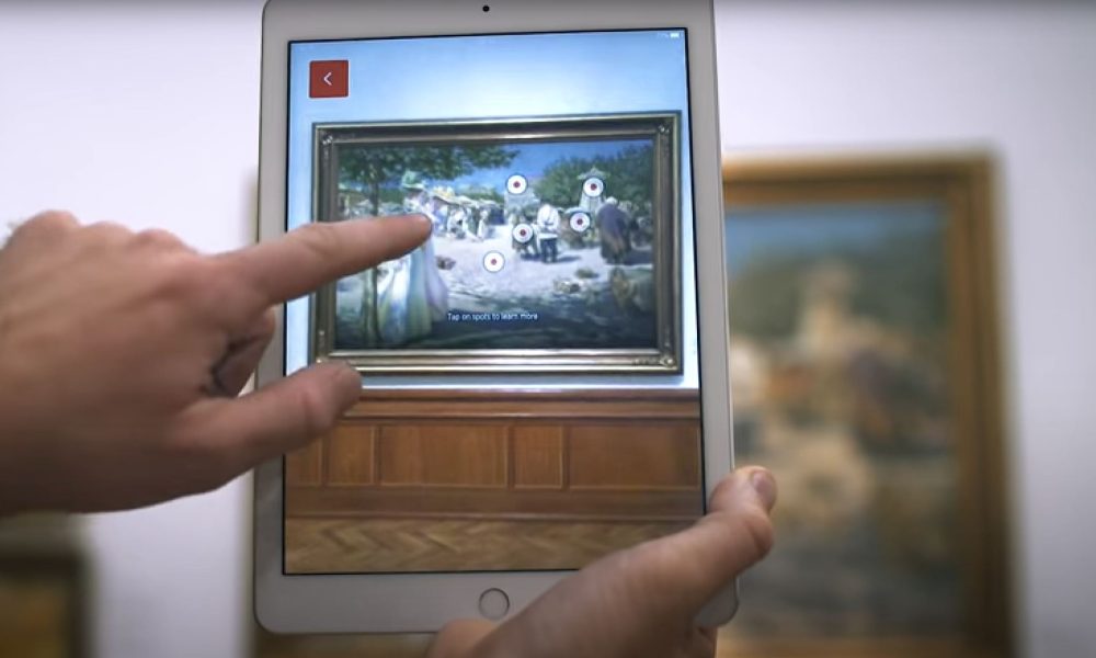 Latvian National Museum of Art AR Storytelling